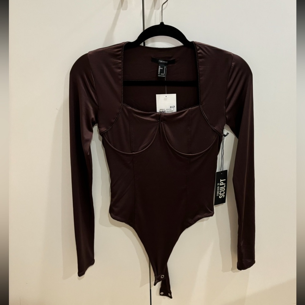 Turkish Coffee Long Sleeve Bodysuit